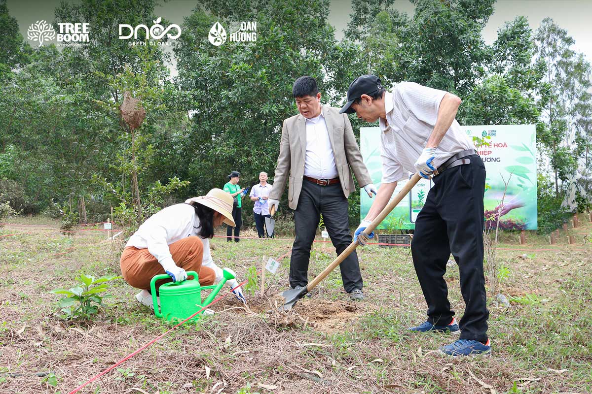 Hoạt động trồng cây được triển khai đồng bộ với sự tham gia của tất cả mọi người